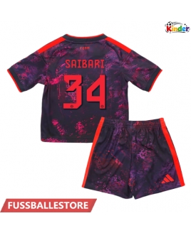Günstige Bayern Munich Ismael Saibari #34 3rd trikot Kinder 2026-27 Kurzarm (+ Kurze Hosen)